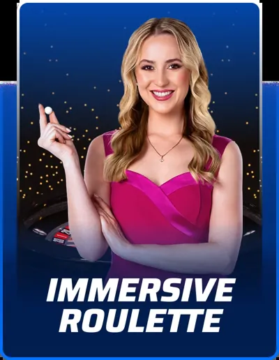 Immersive Roulette live casino at LuckyWave
