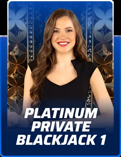 Platinum Private Blackjack live casino at LuckyWave
